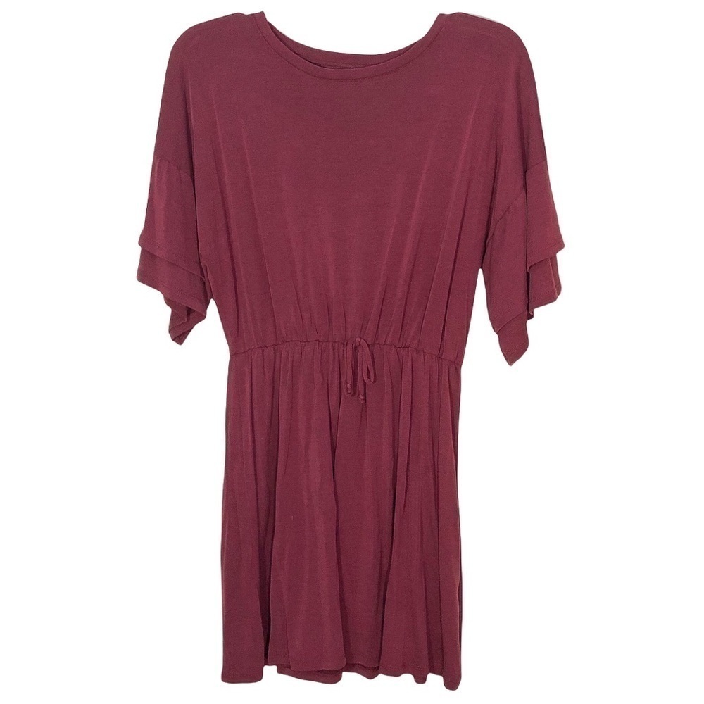3/$25 🙌🏼 GB Girls Berry Pink Mini Dress Tiered Ruffle Sleeve Large